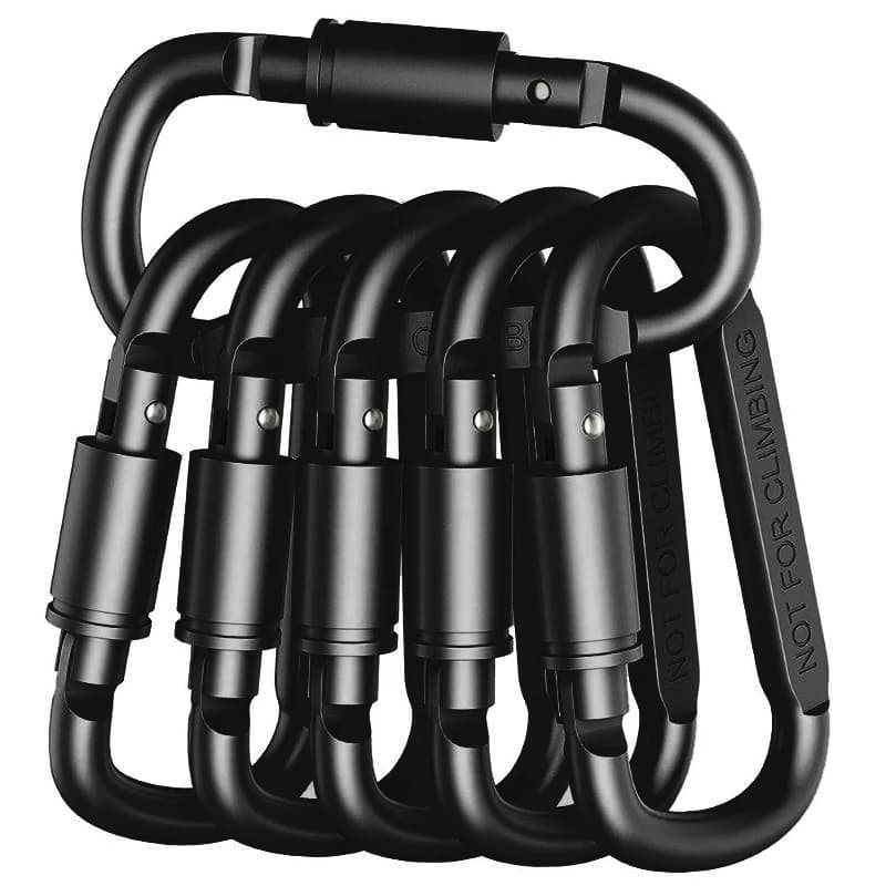 4-6 pièces ensemble de mousquetons pour clé Camping survie EDC extérieur porte-clés Clip alliage d’aluminium tactique mousqueton crochet mousquetons